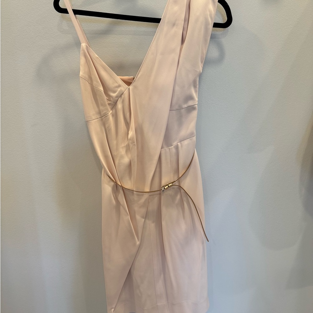 French Connection, light pink dress